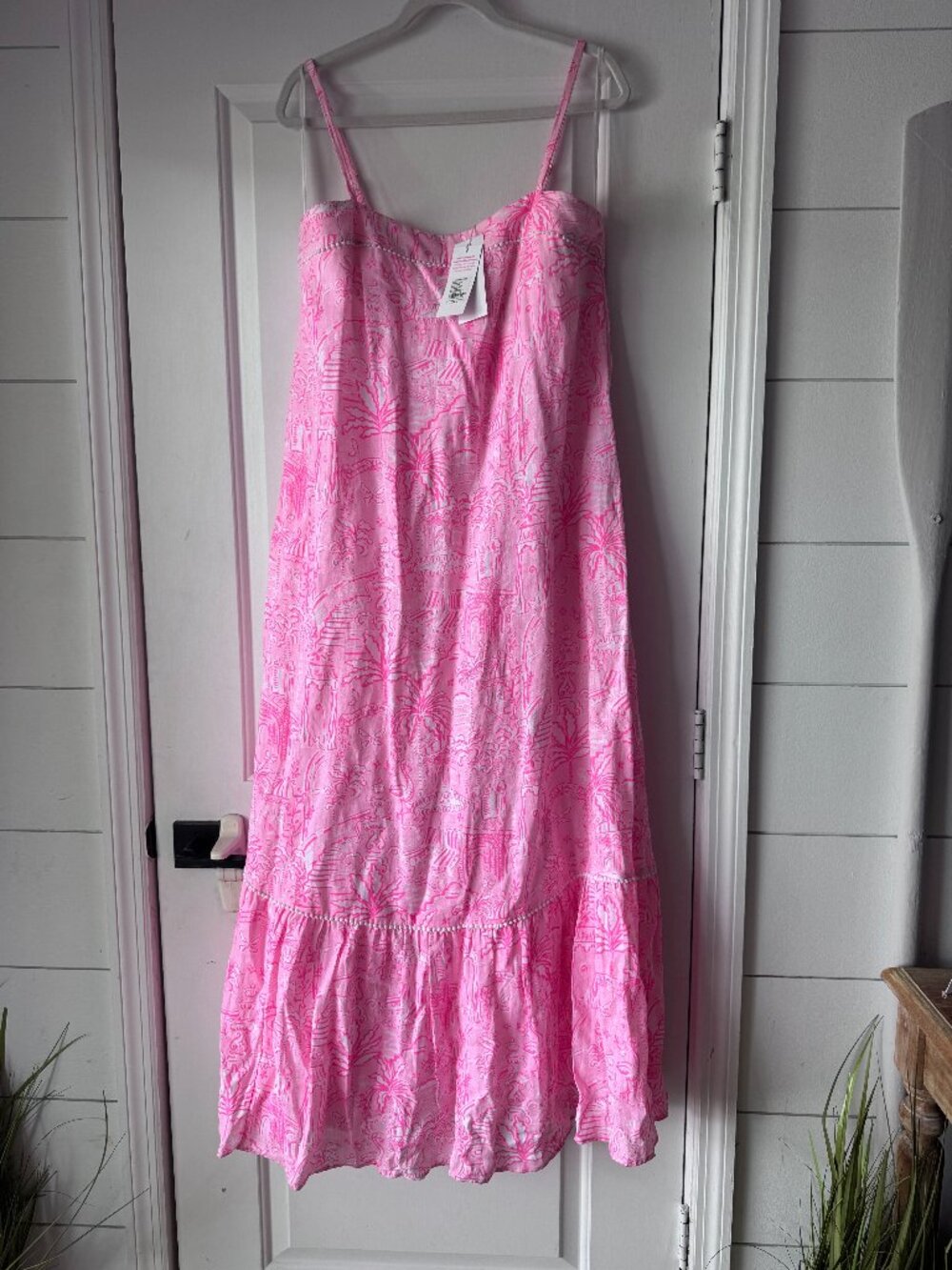 NWT Rozalie Linen Maxi dress Size 6